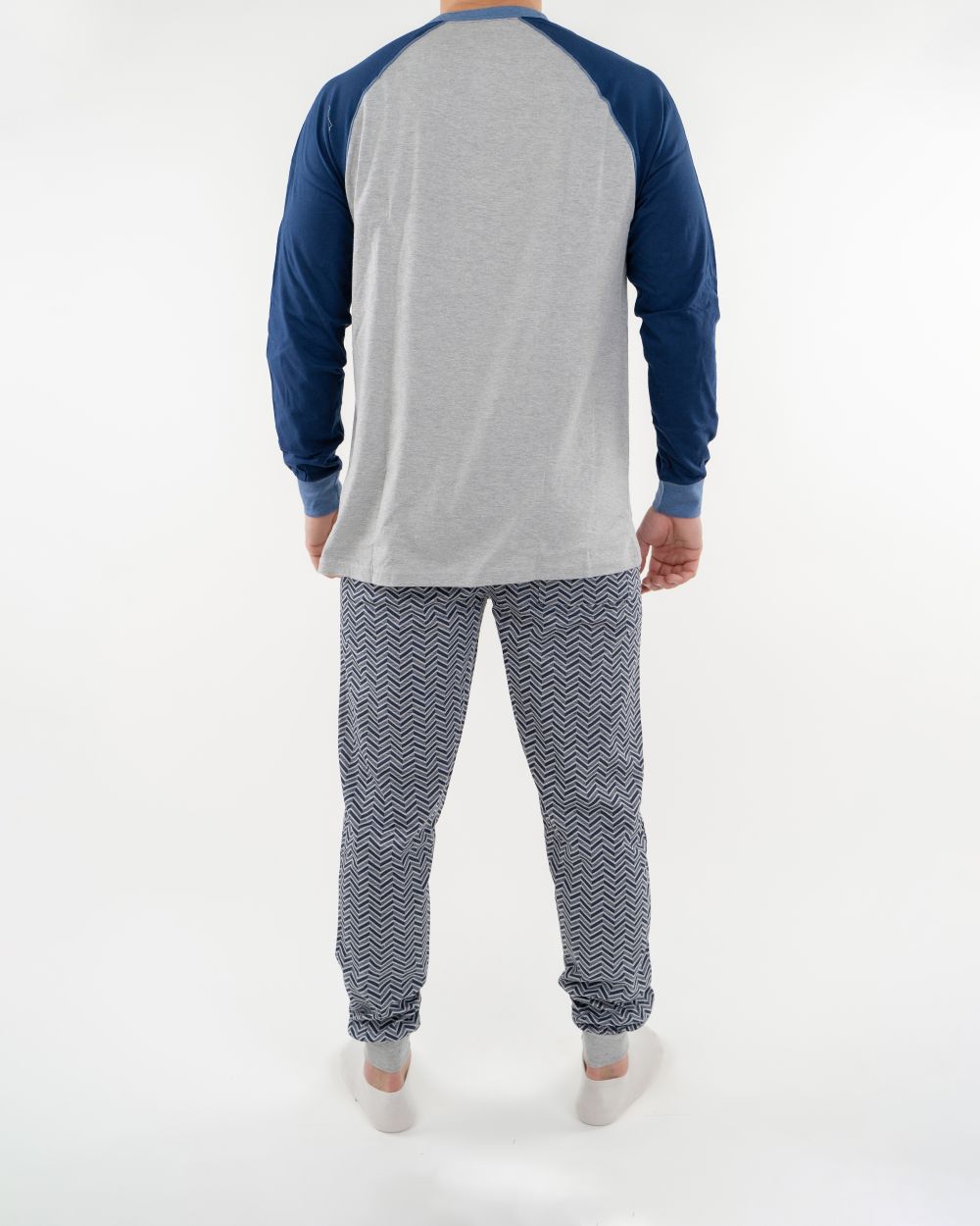 Navigare Intimo muška pidžama svetlo sive boje
