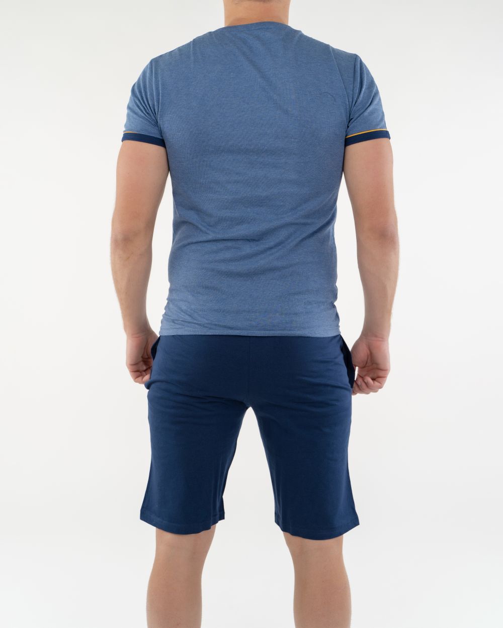 Navigare Intimo - Letnja muška pidžama jeans boje