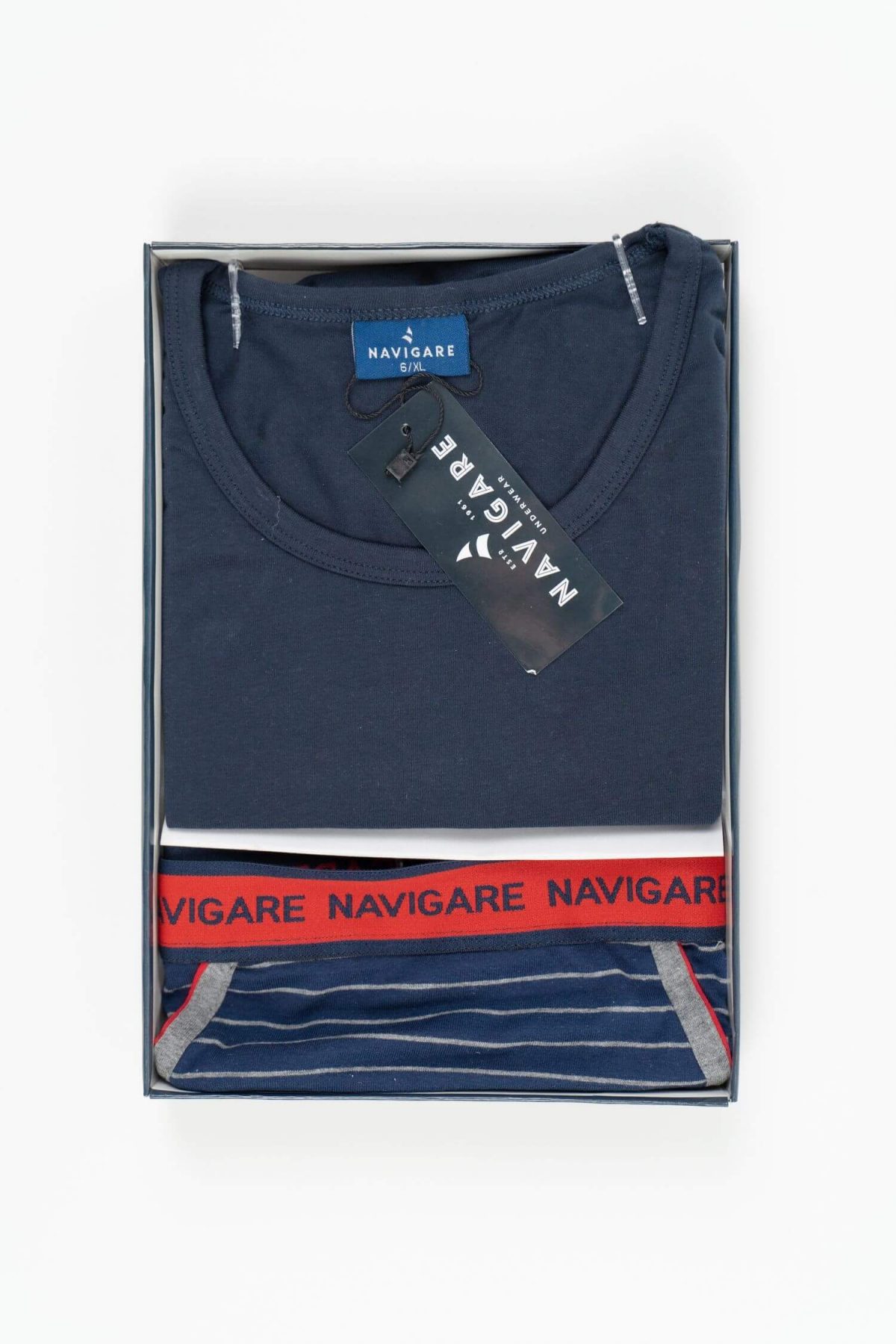 Navigare Intimo - Set majica i slip teget boje